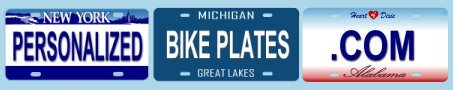 Personalized Bicycle License Plates